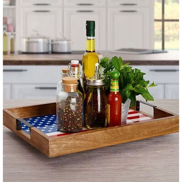 American Flag lazy Susan - Picture 8 of 8
